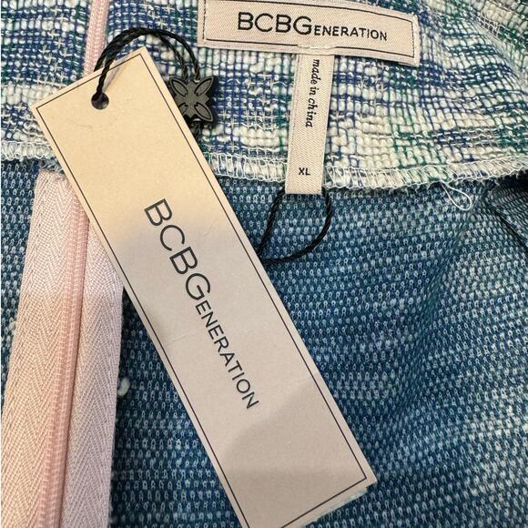 NWT BCBGeneration $78 Asymmetric Button Down Skirt Size XL - Picture 8 of 9